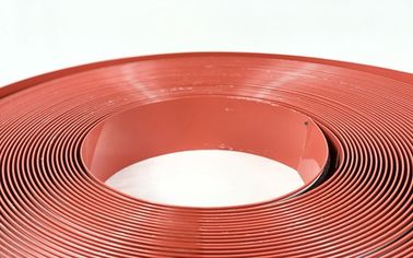 赤い色ポリ塩化ビニールが付いているアルミニウム適用範囲が広い7CMの背部用紙50メートルのChannelume