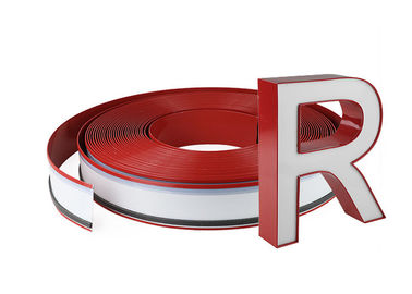 3D印チャネルの放出0.5MMの赤い色のChannelumeのアルミニウム コイル