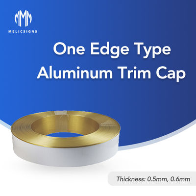耐候性があるアルミニウム トリムの帽子6.8cmはアルミニウム コイルの容易な取付けにブラシをかけた