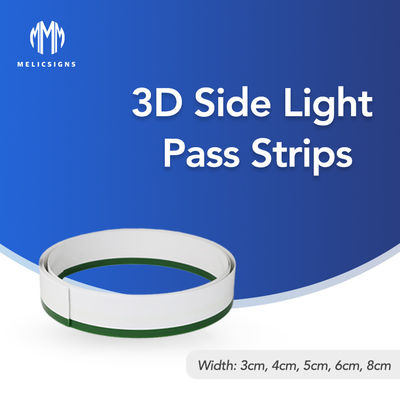 1mmの曲がる3D側面のパス ライトは装飾のために適用範囲が広い手紙を除去する