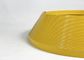コーヒー バー3D高力経路識別文字の端のためのプラスチック アルミニウム黄色い色のプラスチック トリムの帽子