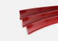 安全で物質的な赤い色のアクリルの経路識別文字の端2.0cmの幅のプラスチック トリムの帽子
