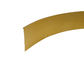 3D店はブラシをかけられた金色に導いたアルミニウム経路識別文字のトリムの帽子を署名する