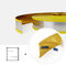65mm防水ミラーの金のアルミニウム中心の経路識別文字のトリムの帽子のプロフィール